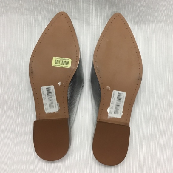 Gianni Bini New Slide On Silver Shoes - Picture 8 of 8